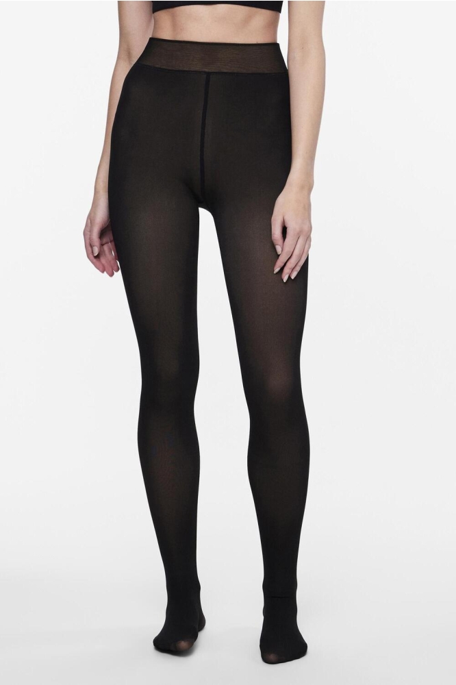 PCSOPHIE FLEECE TIGHTS 17151087 BLACK